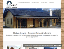 Tablet Screenshot of chatyzdrewna.pl